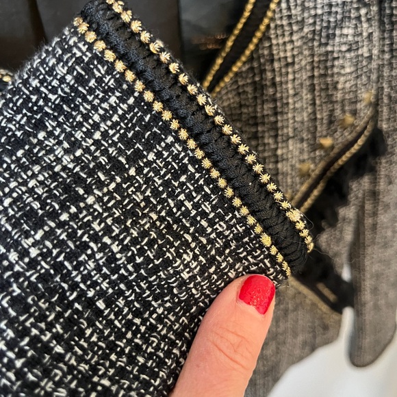 Maison Scotch Brand New - Tweed Chanel-esque cropped blazer - Picture 3 of 6